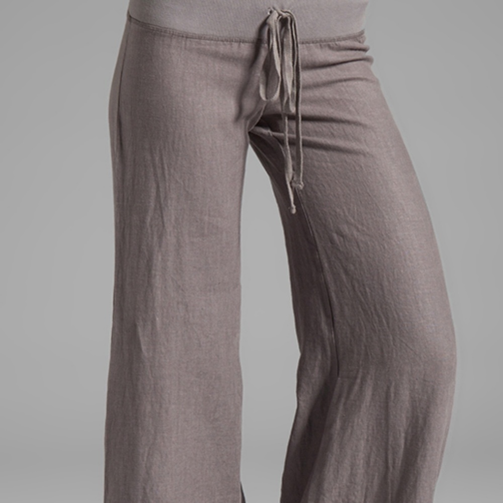 Krisa Wide Leg Linen Pants